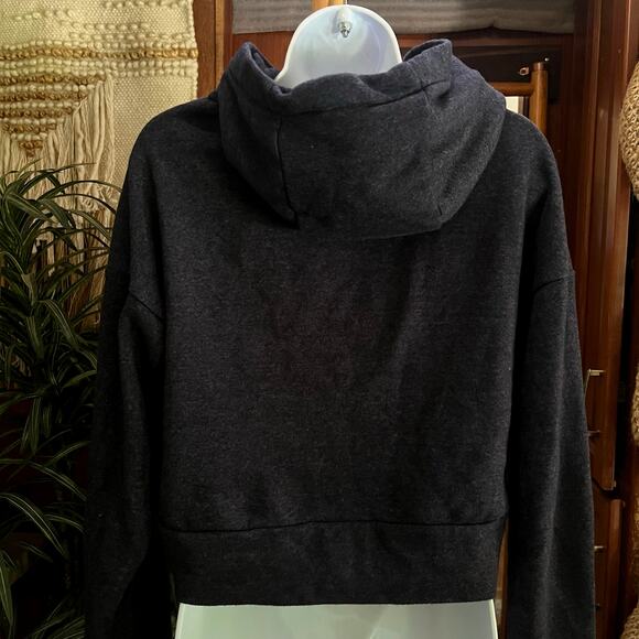 Vintage Y2K Natty Light Crop Hoodie M/L Retro Beer Logo Pullover Natural Light - Picture 7 of 7